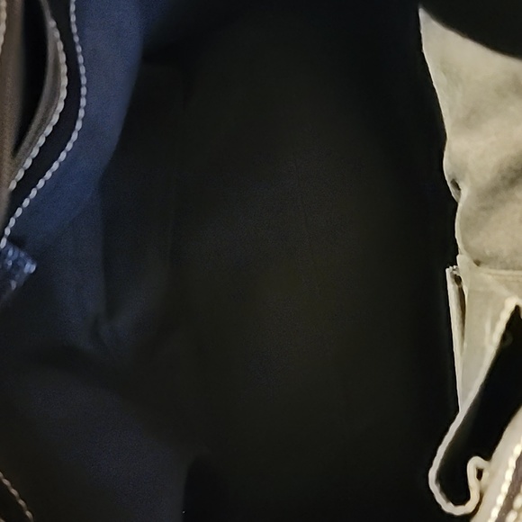 CELINE LEATHER SATCHEL - Picture 6 of 6